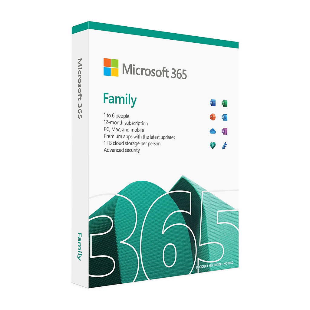Microsoft 365 Family Account – Up to 5 Devices